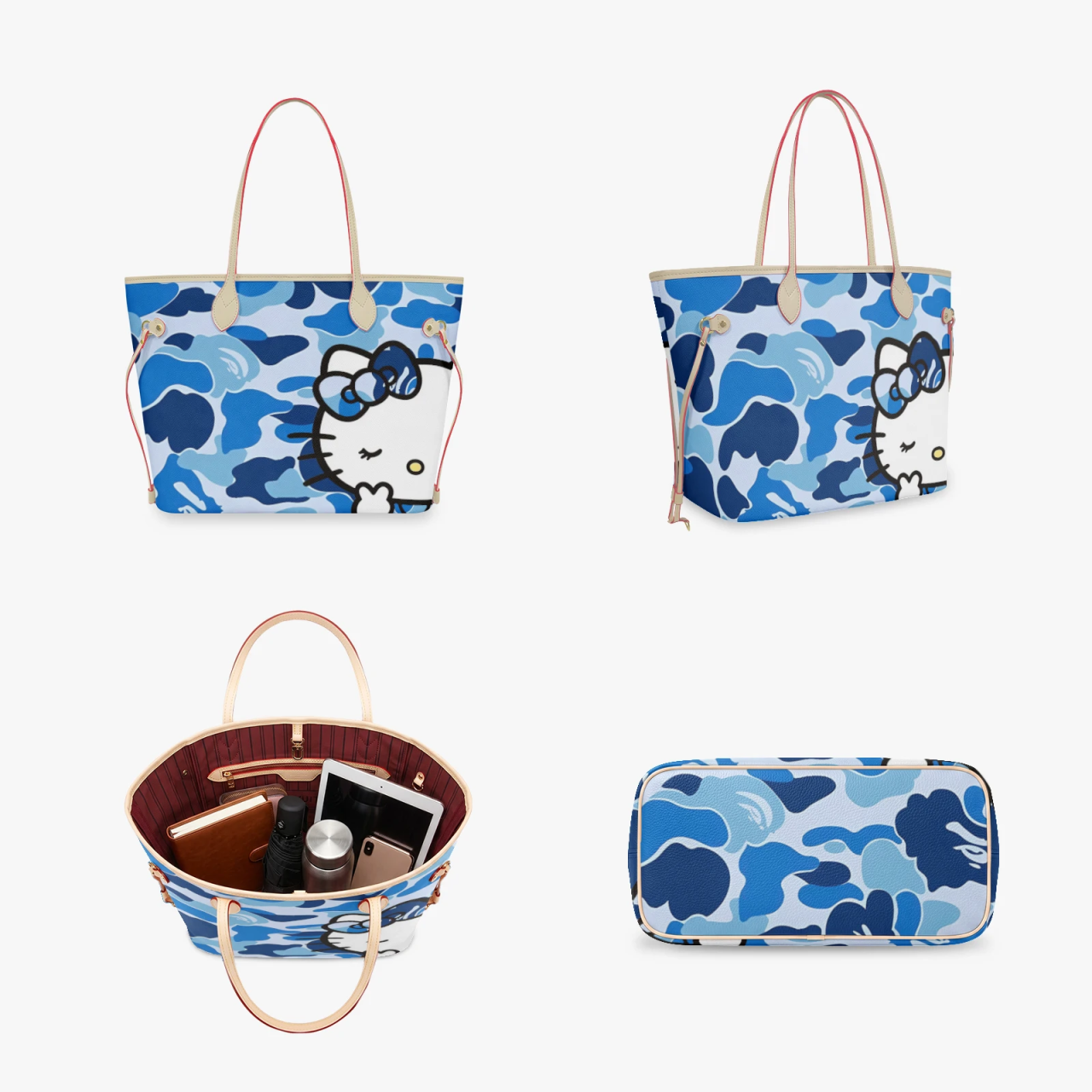Camo Kitty HK Tote