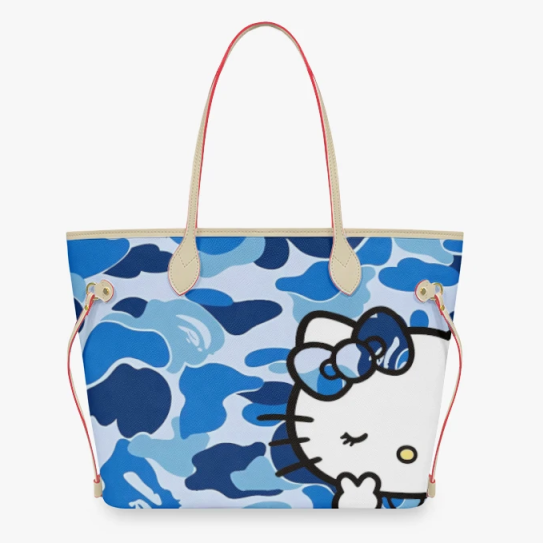 Camo Kitty HK Tote