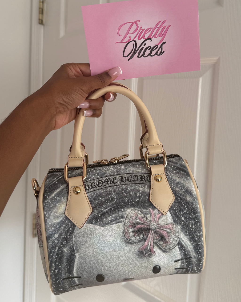 Shimmer HK Pillow Bag