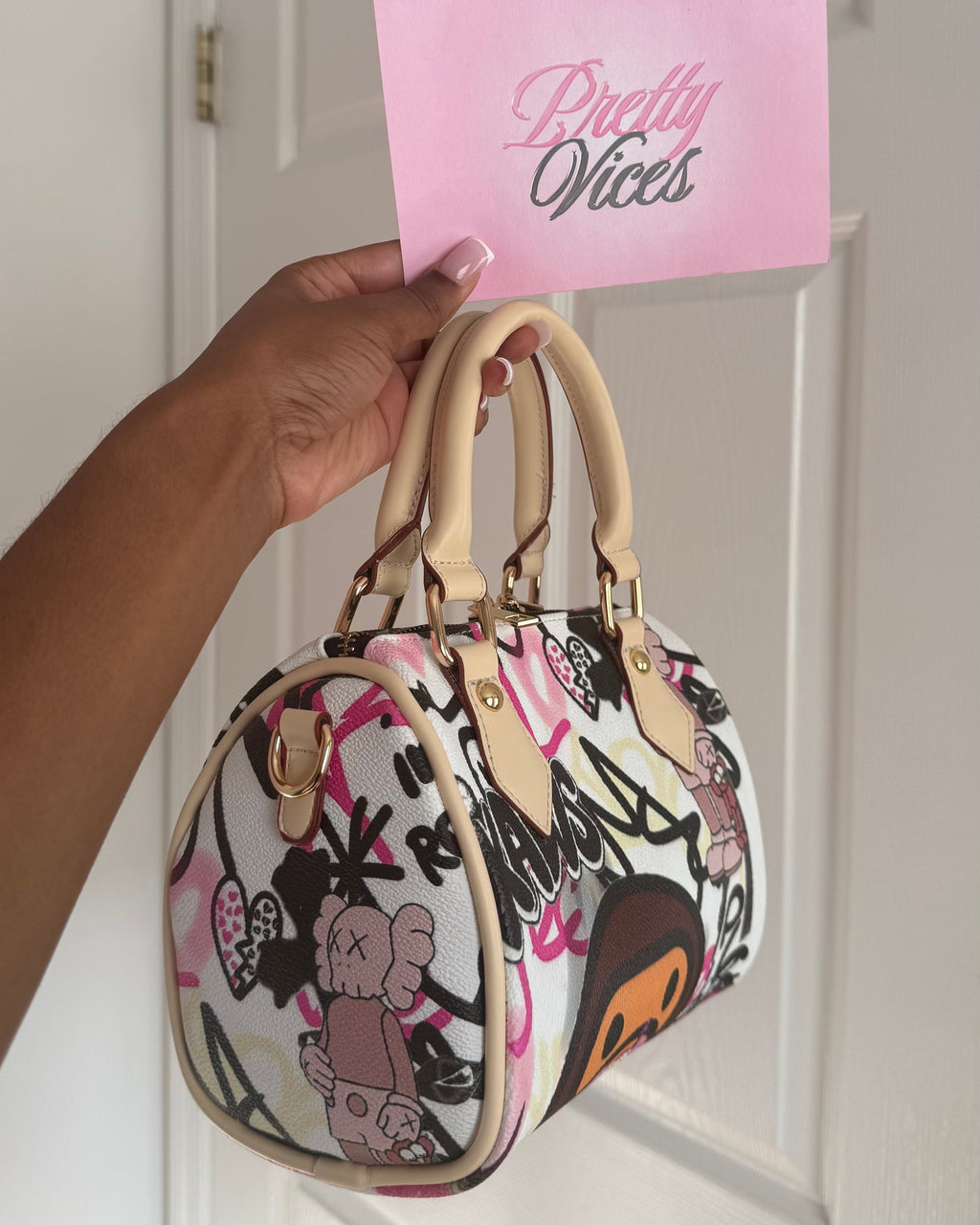 Graffiti Ape Pillow Bag