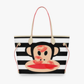 Striped PF Monkey Tote