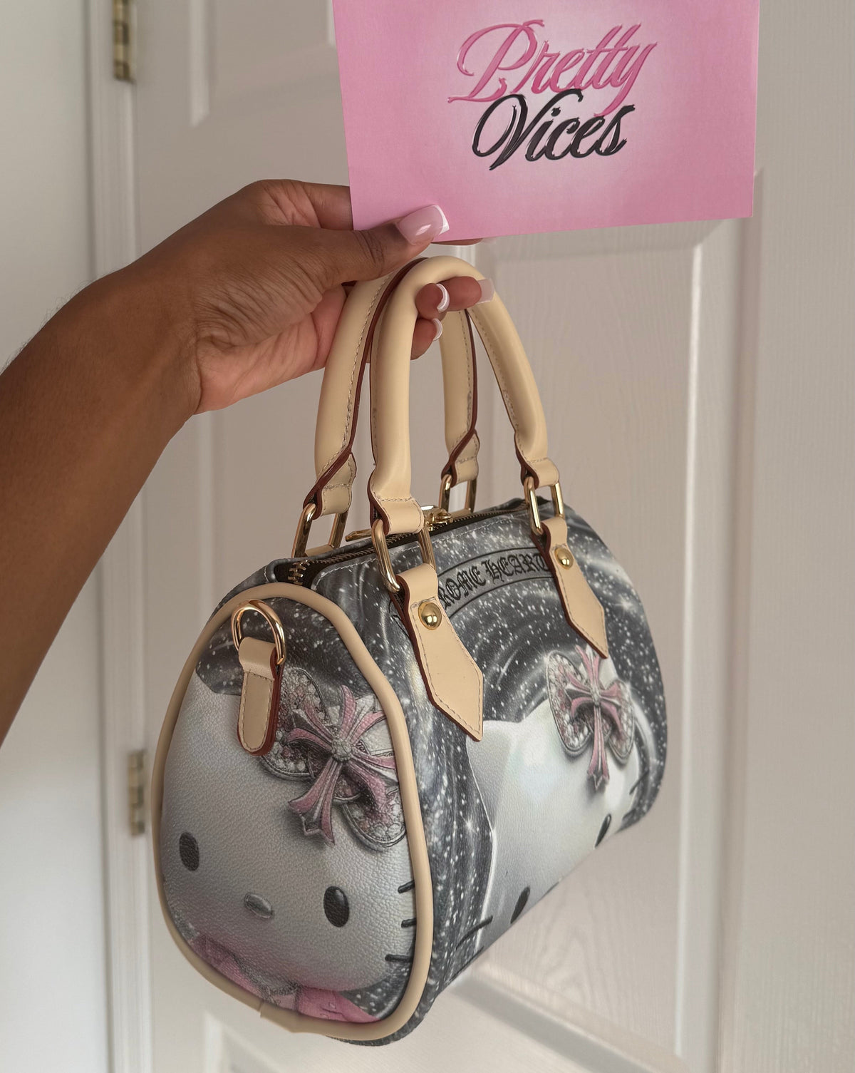 Shimmer HK Pillow Bag