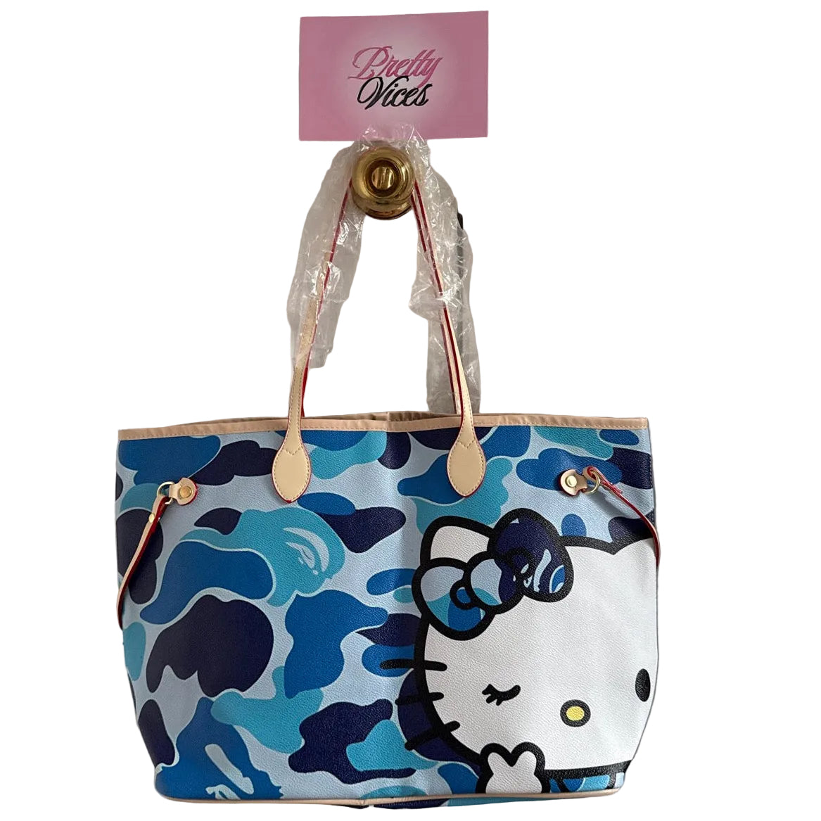 Camo Kitty HK Tote
