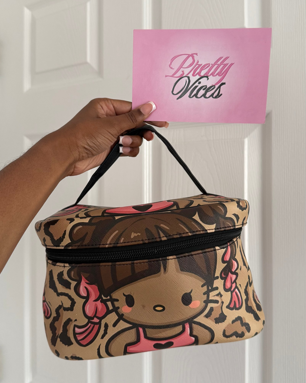 Pink Attitude HK Vanity Bag
